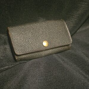 Louis Vuitton Tan Key Holder with Gold Hardware